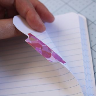 diy notebook tabs