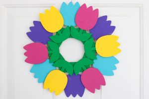 gorgeous spring wreath