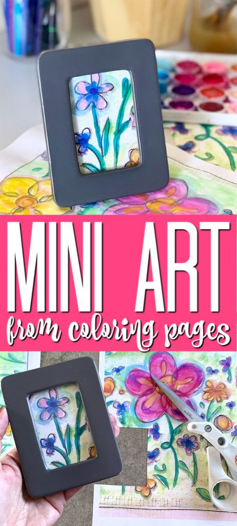 Mini art decor from Coloring Pages