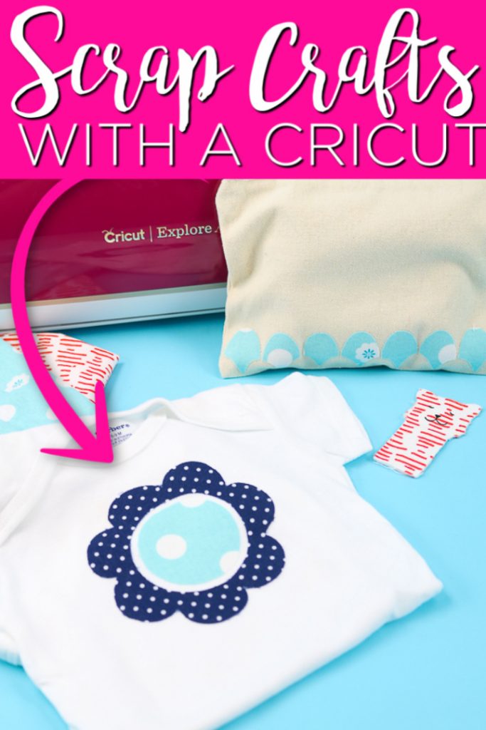 These scrap fabric ideas all use your Cricut machine to cut fabric into shapes and make something amazing! Learn how to use ANY Cricut machine to cut fabric into shapes! #cricut #cricutcreated #cricutprojects #fabric #fabriccrafts