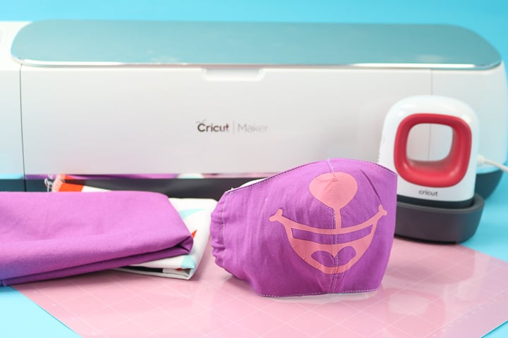 cricut maker face mask tutorial