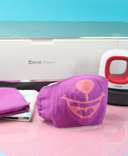 how to sew cricut face masks with iron on