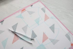 removing cut pieces from the cricut fabric mat