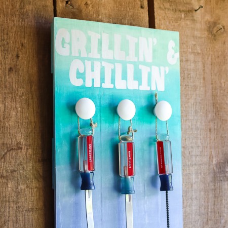 grilling and chilling bbq tool organizer