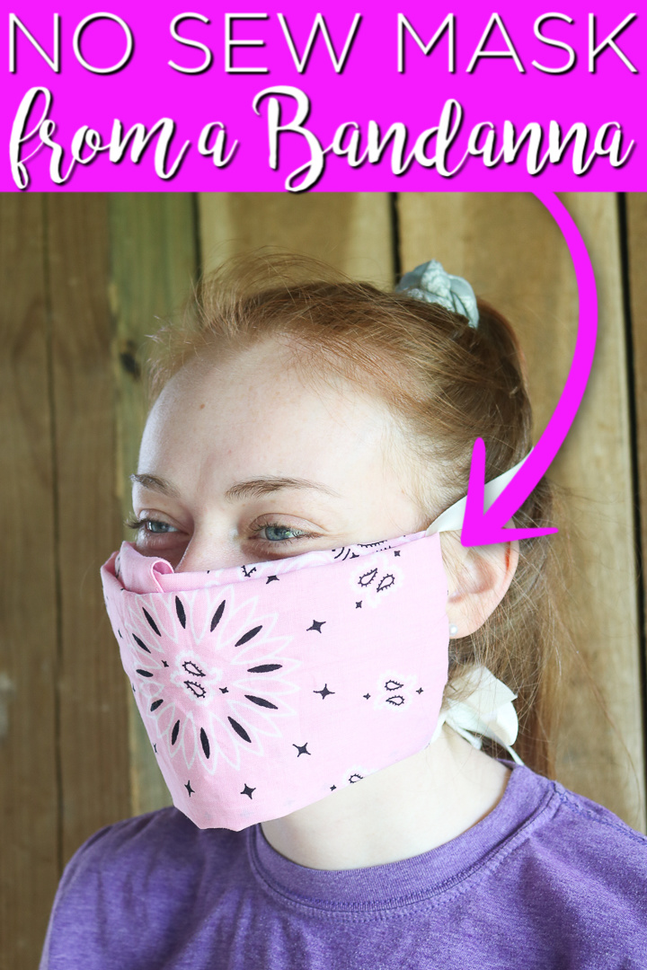 diy bandanna face mask