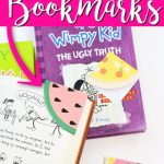 Learn how to make corner bookmarks as well as get three free printable versions for your kids! #bookmarks #kids #read #reading