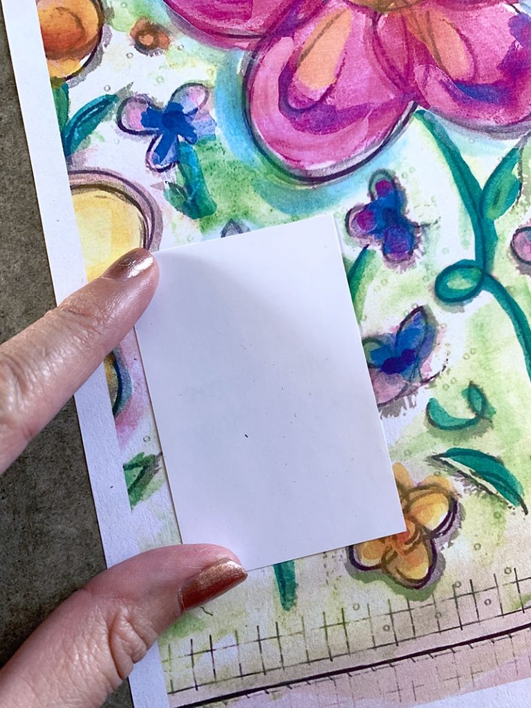 Make Mini Art with Coloring Pages - Angie Holden The Country Chic Cottage