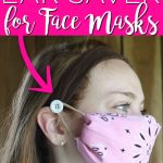 Make this no-sew headband ear saver for face masks for yourself or for your nurse friends! If you hate the elastic of face masks around your ears, this is the project for you! #headband #facemask #nosew #earsaver #healthcare #nurse #doctor