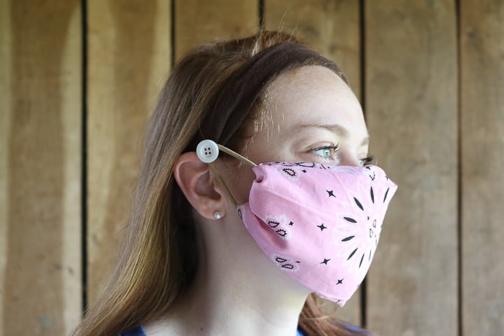 ear saver headband for face masks