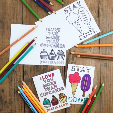 printable cards to color