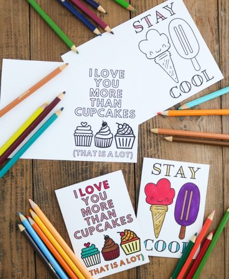 printable cards to color