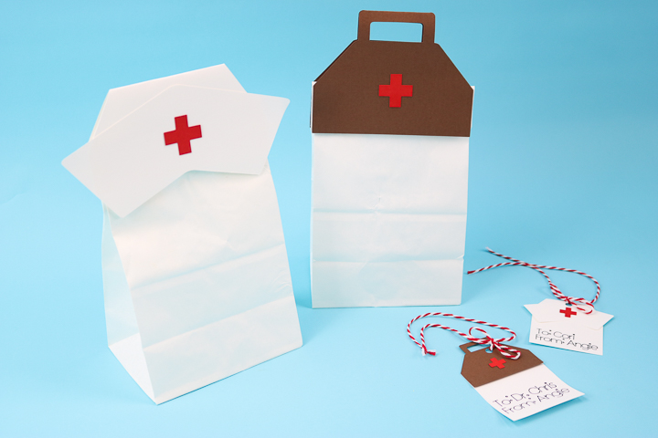 Nurse Hat and Doctor Bag Tags and Toppers