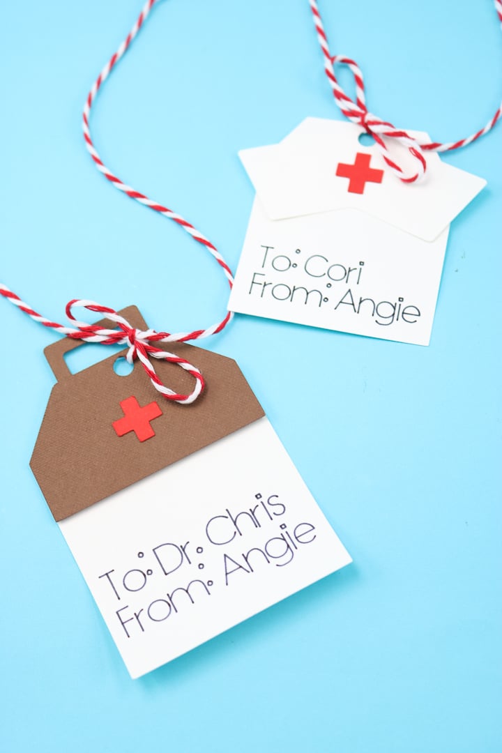 doctor and nurse gift tags