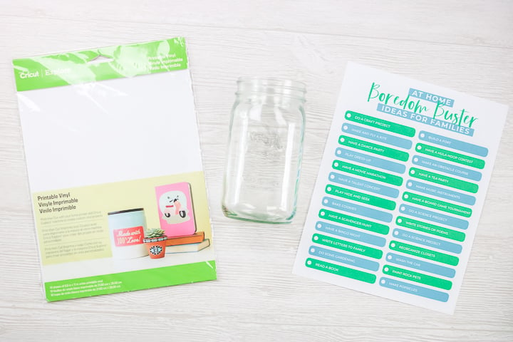 cricut printable vinyl project supplies