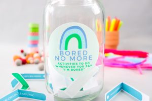 kids boredom jar