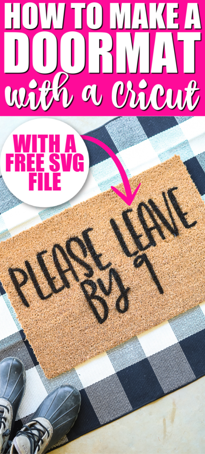 DIY Doormat with a Cricut Machine Angie Holden The Country Chic Cottage