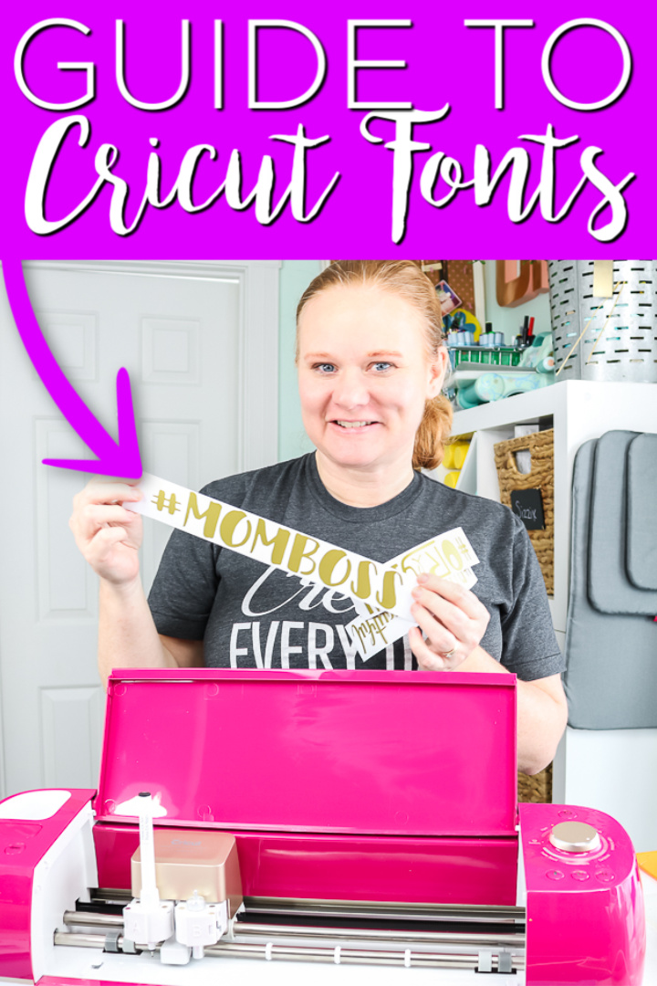 Find free fonts for Cricut machines