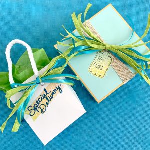 handmade gift tags on presents