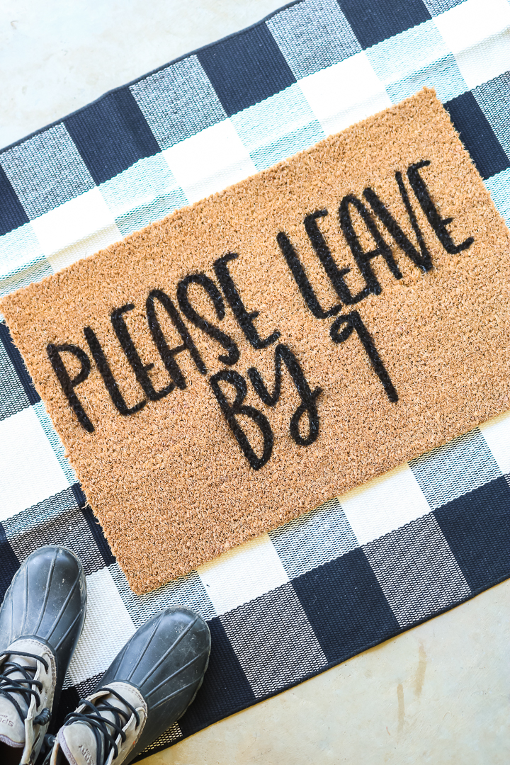 personalized doormat