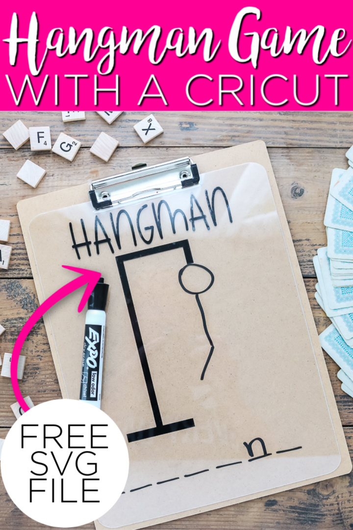 Vous pouvez créer un jeu du pendu en quelques minutes avec votre machine Cricut et ce fichier SVG gratuit. Ceci est également effaçable à sec, donc idéal pour jouer encore et encore! #cricut #cricutcreated #cricutmaker #hangman #familyfun #game #kids "class =" wp-image-71099 "srcset =" https://www.thecountrychiccottage.net/wp-content/uploads/2020/05/diy-hangman -game.jpg 720w, https://www.thecountrychiccottage.net/wp-content/uploads/2020/05/diy-hangman-game-200x300.jpg 200w, https://www.thecountrychiccottage.net/wp-content /uploads/2020/05/diy-hangman-game-683x1024.jpg 683w, https://www.thecountrychiccottage.net/wp-content/uploads/2020/05/diy-hangman-game-610x915.jpg 610w "tailles = "(largeur max: 720px) 100vw, 720px