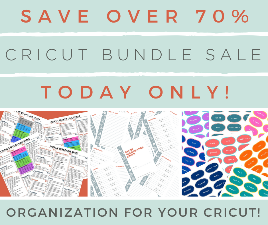 cricut bundle sale