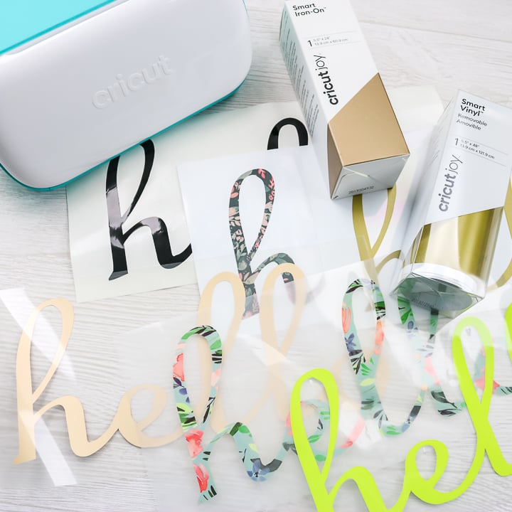 Cricut Joy Smart Removable Vinyl, Basic Bundle