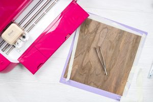 removing wood from cricut mat