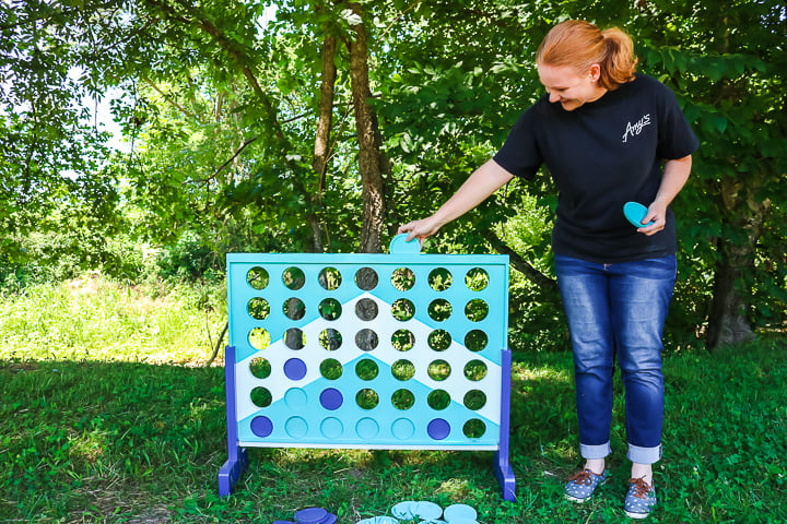 jeu de jardin peint à la bombe