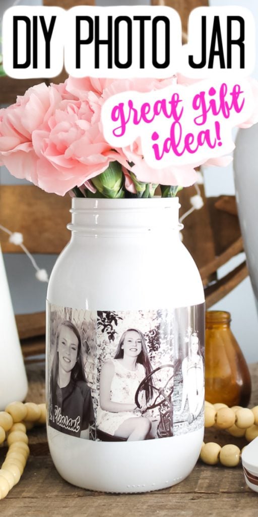 make a photo mason jar