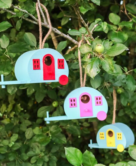 camper birdhouses