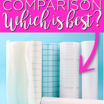 Quelle marque de ruban de transfert est la meilleure? Nous avons une comparaison de bandes de transfert de 7 marques afin que vous puissiez voir par vous-même quel est le gagnant! #transfertape #cricut #cricutcreated #vinyl #adhesivevinyl