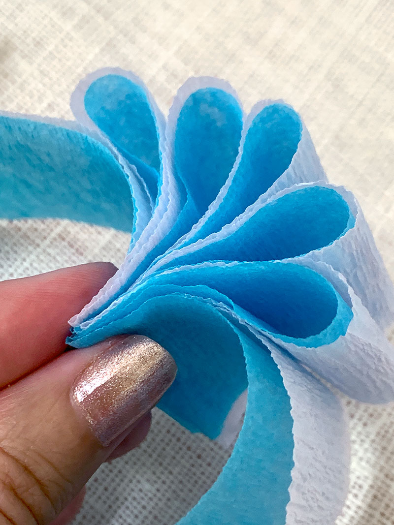crepe paper bow