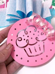 cupcake gift tag