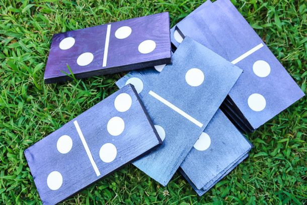 How to Make DIY Dominoes for Your Backyard - Angie Holden The Country ...