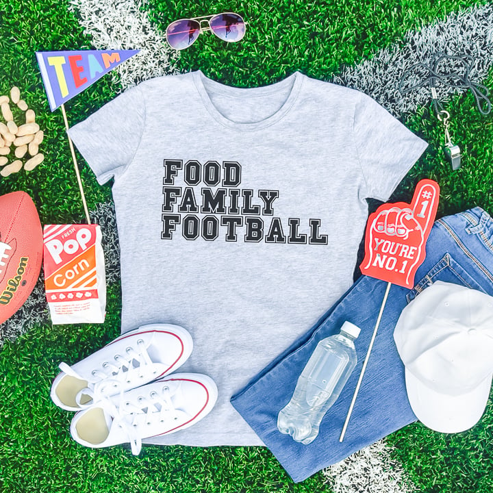 food family football svg file