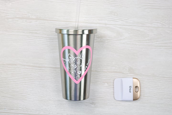 insulated tumbler with vinyl