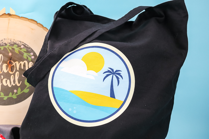 tote bag made with Cricut