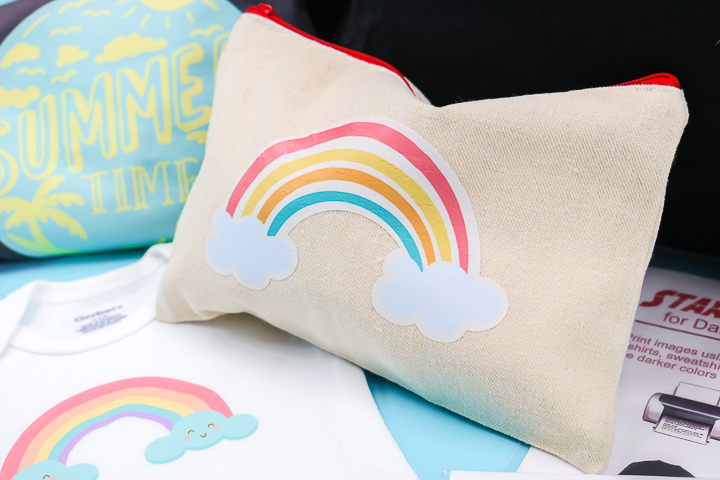 Cricut canvas zipper pouch