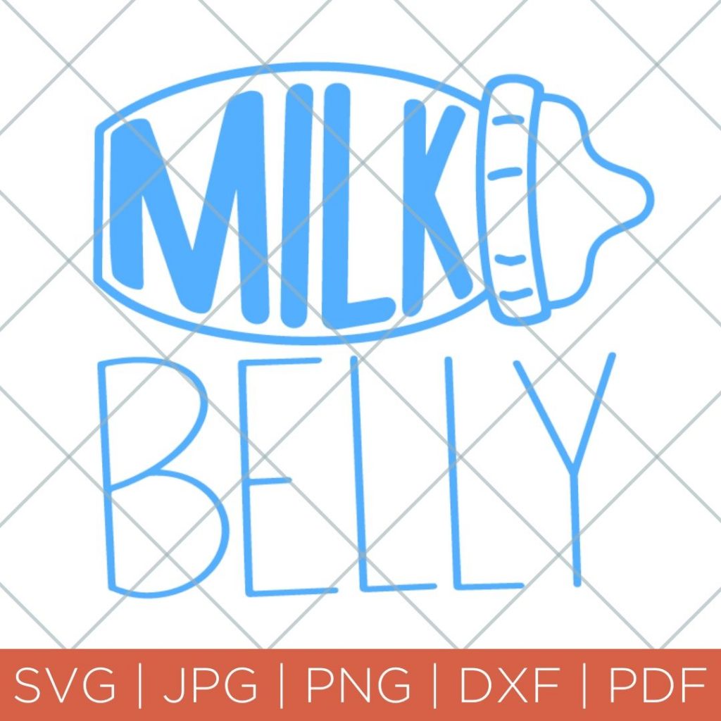 milk belly svg file