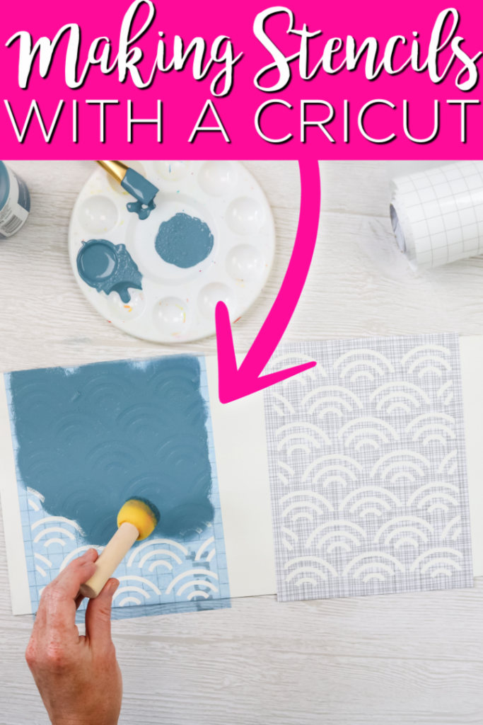 How to make a stencil with Cricut