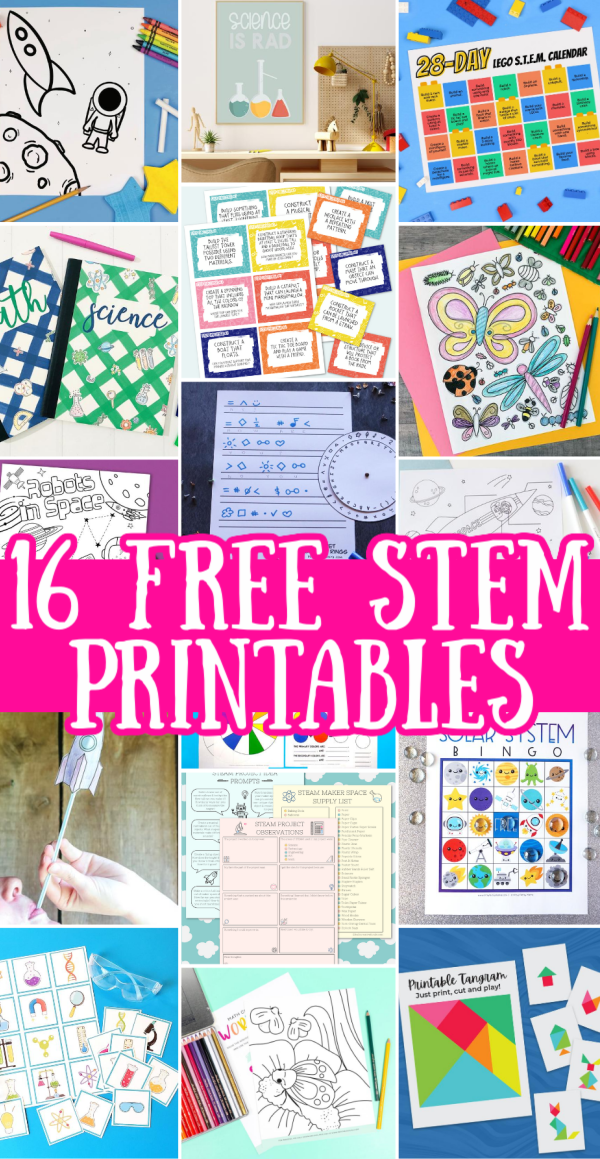 free stem printables