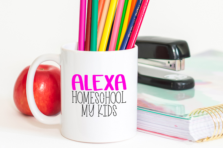 alexa homeschool mes enfants svg