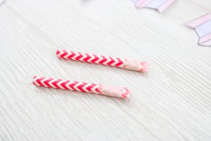 taping straws closed