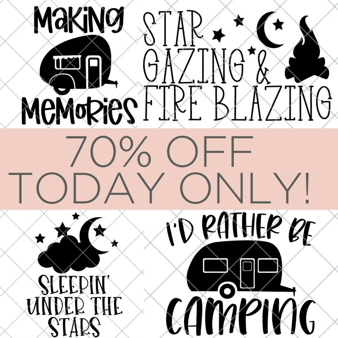 camping file svg bundle sale