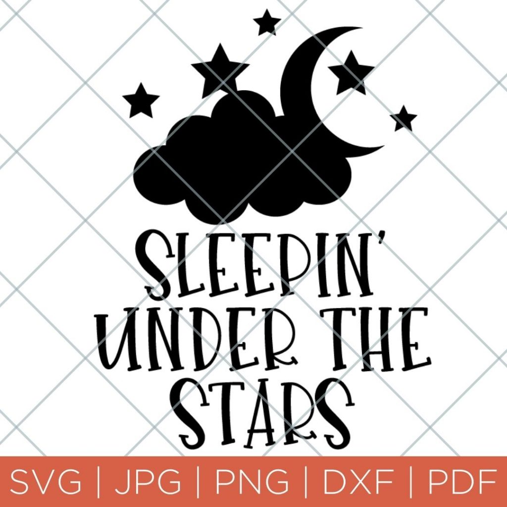 sleeping under the stars svg file