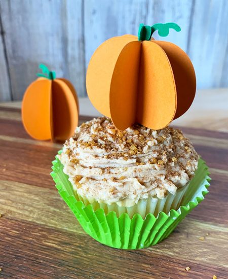 fall cupcake topper