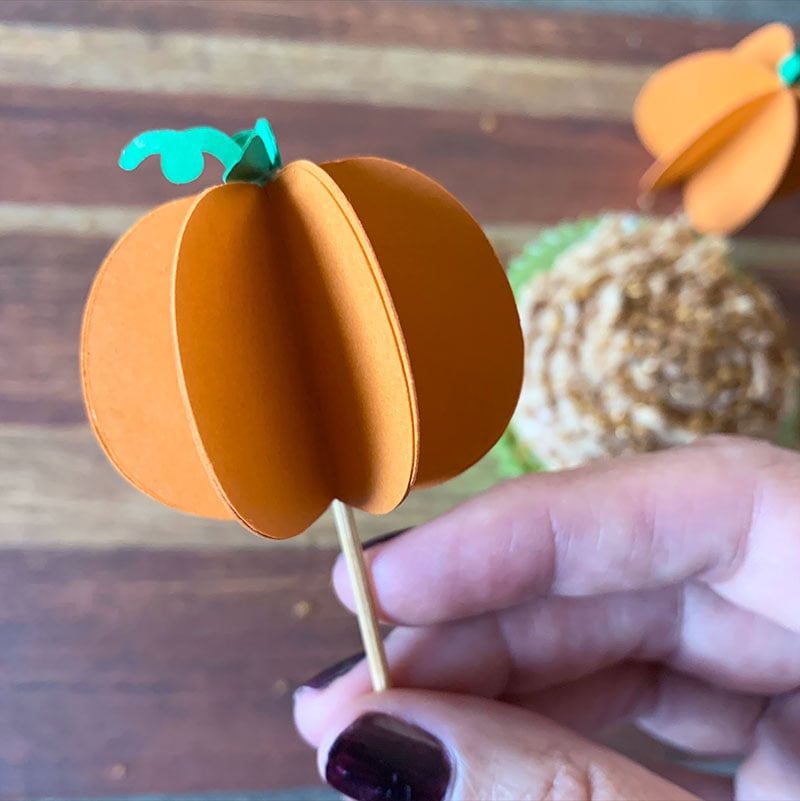 toothpick cupcake topper