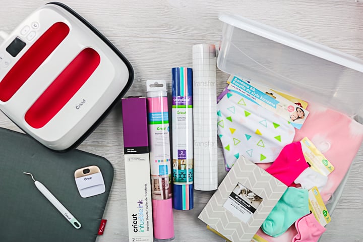 supplies to make cricut baby shower ideas