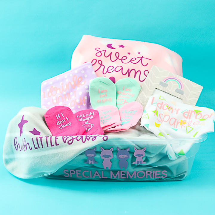 Cricut Baby Shower Ideas: Dollar Store Baby Gift Crafts