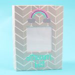 dollar store photo album with vinyl decals